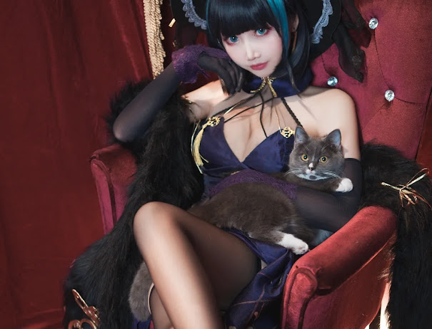 Coser@面饼仙儿 No.108 柴郡旗袍