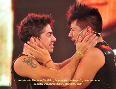 La emoci¢n de Mariano-finalista-, la grandeza de Augusto, buen perdedor..JPG