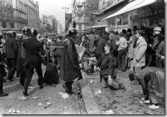 Manifestation à Paris en Mai 1968