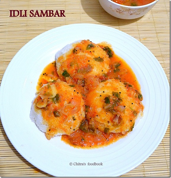 Tomato sambar without dal for idli