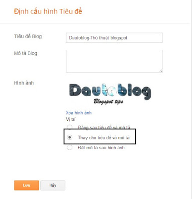Sửa lỗi Header (LOGO) làm trùng thẻ H1 cho Blogspot