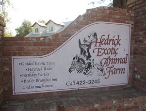 Hedrick Exotic Animal Farm Part 1