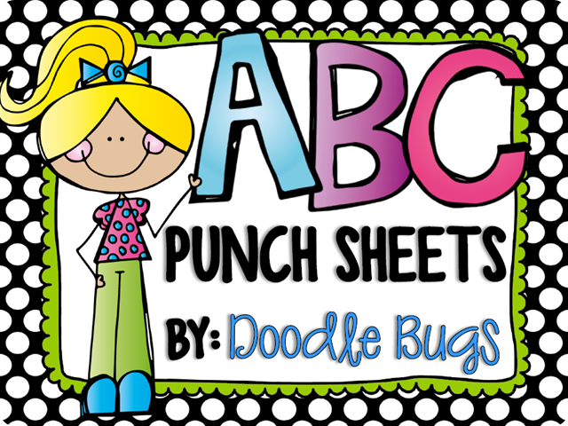 ABC punch sheets