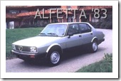 ALFA ROMEO ALFETTA 1983