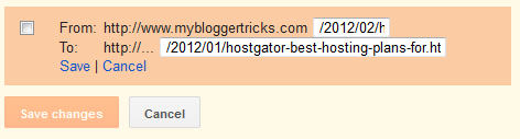 redirect broken links blogger