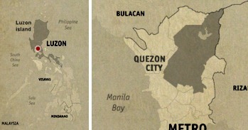Quezon City Location Map