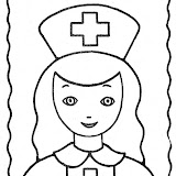 NURSE COLORING PAGES