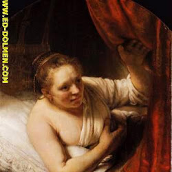 93 - Rembrandt - Hendrikje en el lecho