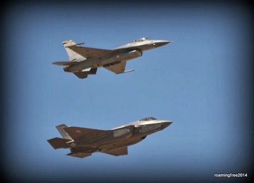 F-16 and F-35 Fighter Jets