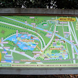 park map in Mitaka, Japan 