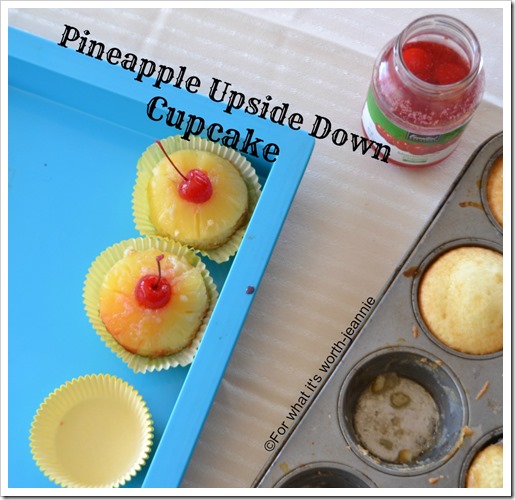 Pineapple Upsidedown Cupcake