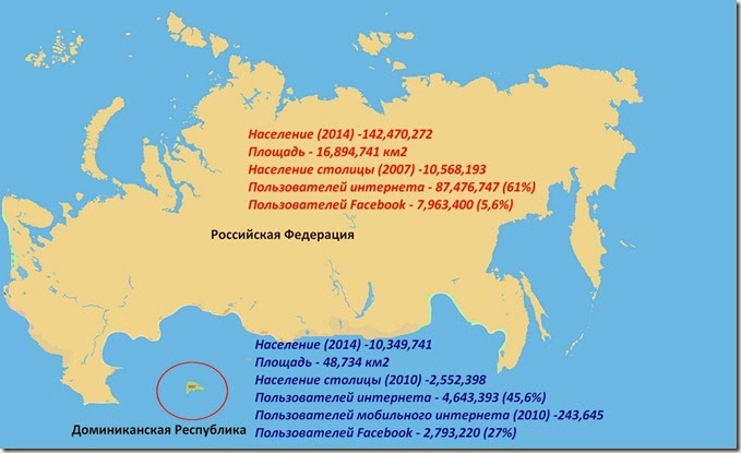 Mapa Russia Dominicana