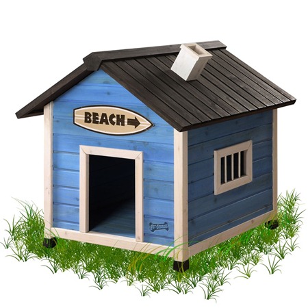 Beach House Medium Dog House-2