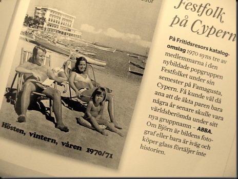 Festfolk Abba på Cypern 1970