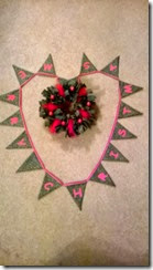 Christmas Bunting and Wreath 2013