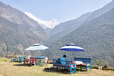 Pranz - trekking in Himalaya.