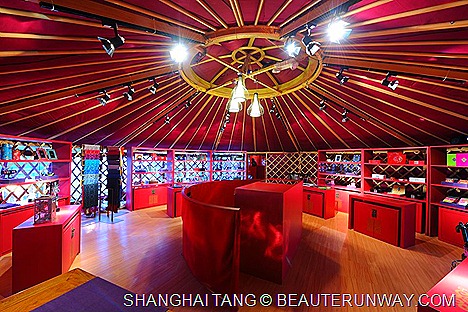 The Mongolian Ger luxurious Shanghai Tang Collections.
