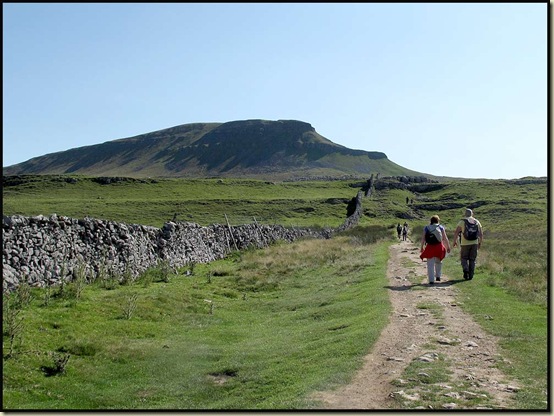 The path to Pen-y-ghent from Horton