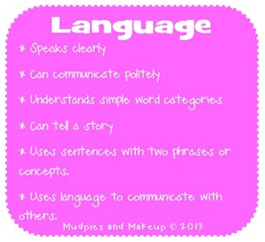 Preschool Language Skills