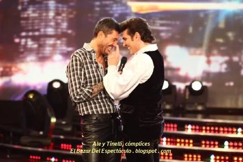 Ale y Tinelli, cómplices.jpg
