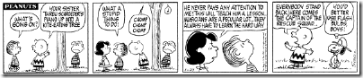 Peanuts 1969-01-27 - Snoopy as the captain of the rescue squad
