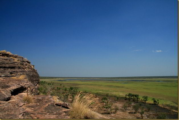 View from the top of Ubirr, as featured in Crocodile Dundee