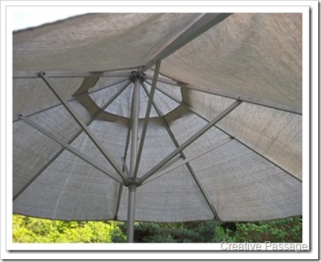 drop cloth umbrella