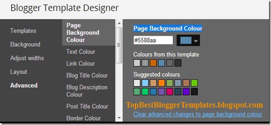 How to Change Background Color and Images for Blogger  Blogspot