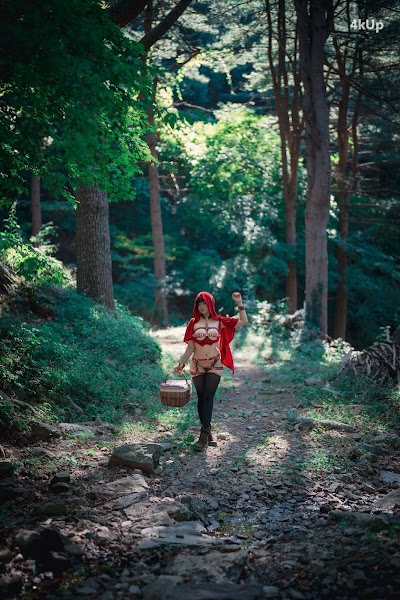 DJAWA Photo – Mimmi (밈미) Naughty Red Hiring Hood