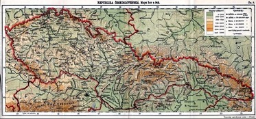 Mapa checoslovaquia