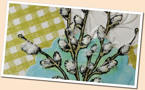 Happy Spring, Gingham Background, Recipe Card and Tags Dies, Our Daily Bread designs, Flower Soft
