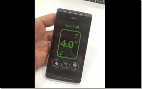 Acer Liquid Z205 Acer Liquid Z205