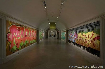 graffiti mural art Indoor by Tim Conlon and Dave
