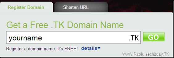 Dot TK - Renaming The Internet Free URL Redirection - No Ads! Short Free Domain Name - Free Domain For All