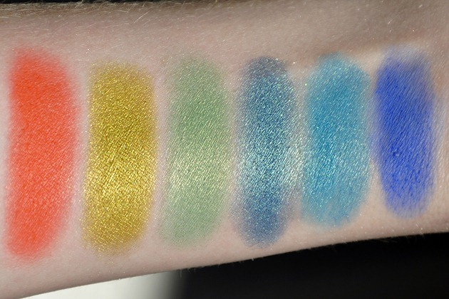 Makeup Geek Eyeshadow Review Z-Palette Colours swatches
