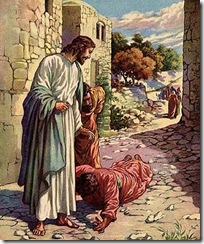 Jesus e o leproso