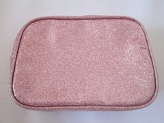 forever 21 pink glitter pouch, bitsandtreats