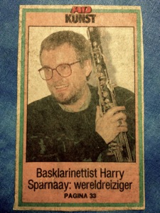 Harry Sparnaay pic from Newspaper