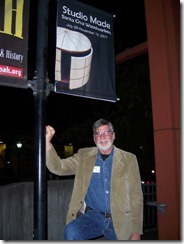 Ron with MAH show sign - 72