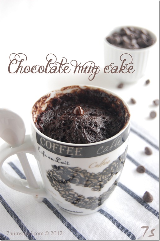 Chocolate mug cake pic1