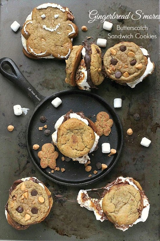 Gingerbread Butterscotch S'mores Sandwich Cookies -- by @LifeMadeSweeter #ChipitsHoliday.jpg