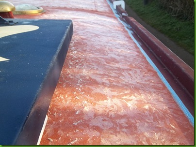005  Frost on the new roof paintwork
