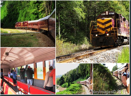 photo train collage