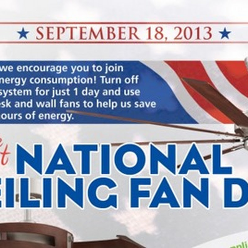 National Ceiling Fan Day