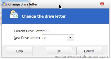 change drive letter