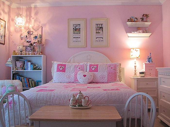 quartos legais com rosa