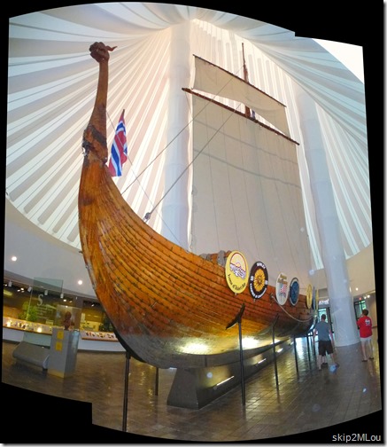 Aug 28, 2012: The Hjemkomst - built by Bob Asp 1974-1980 and sailed to Oslo Norway in 1982 after his death. It is a full-scale replica of the Gokstad Viking ship that was discovered in Norway in 1881