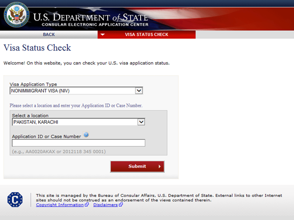 visa status check us department of state
