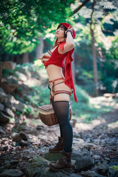 DJAWA Photo – Mimmi (밈미) Naughty Red Hiring Hood