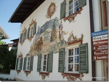 Oberammergau. Fachadas y Balcones pintados - P9060304